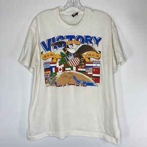 Screen Stars Best Victory In The Gulf Desert Storm Tshirt 1991 XL